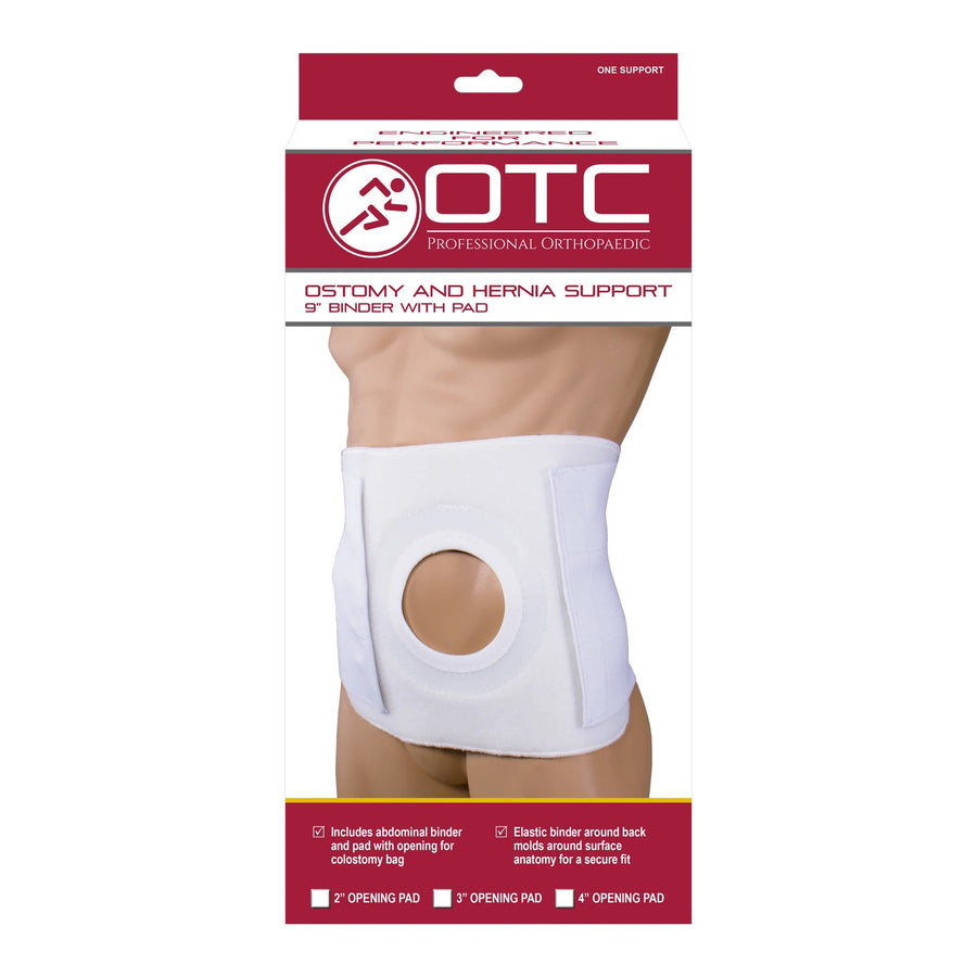 EA/1 OSTOMY BINDER 9" W/ PAD, 3" OPENING, WHITE MEDIUM More info...