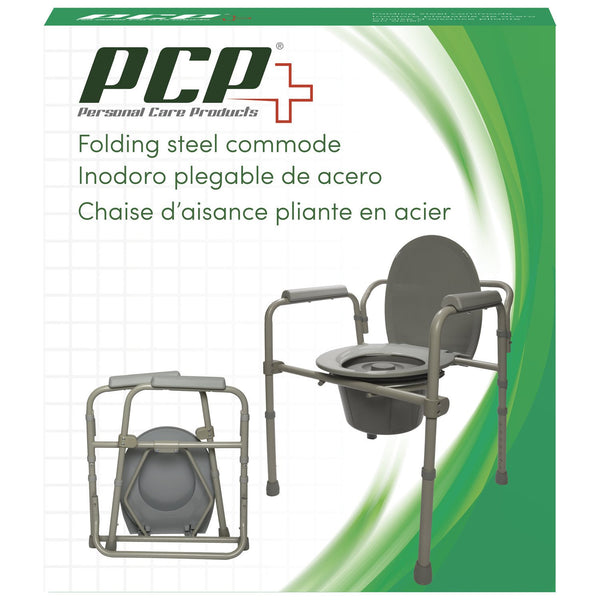 EA/1 FOLDING STEEL COMMODE