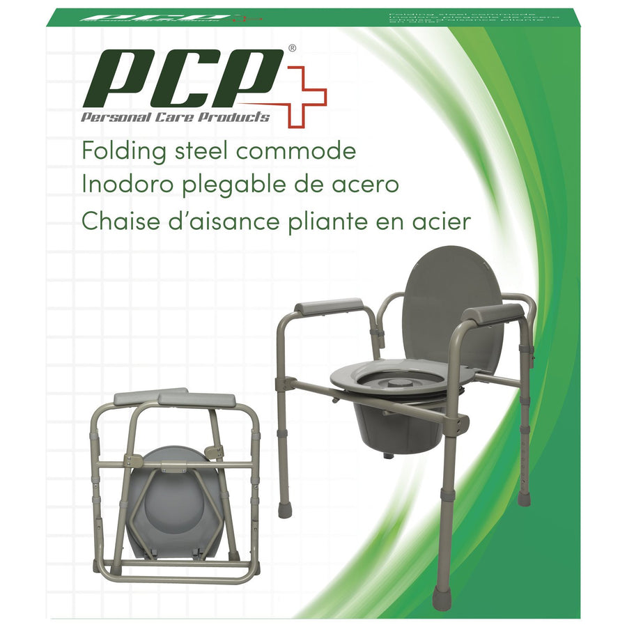 EA/1 FOLDING STEEL COMMODE