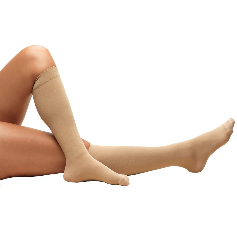 PR/1 TRUFORM ANTI-EMBOLISM 18MMHG BELOW-KNEE CLOSED-TOE BEIGE LARGE (13 1/2 - 16") COMPRESSION SOCK More info...