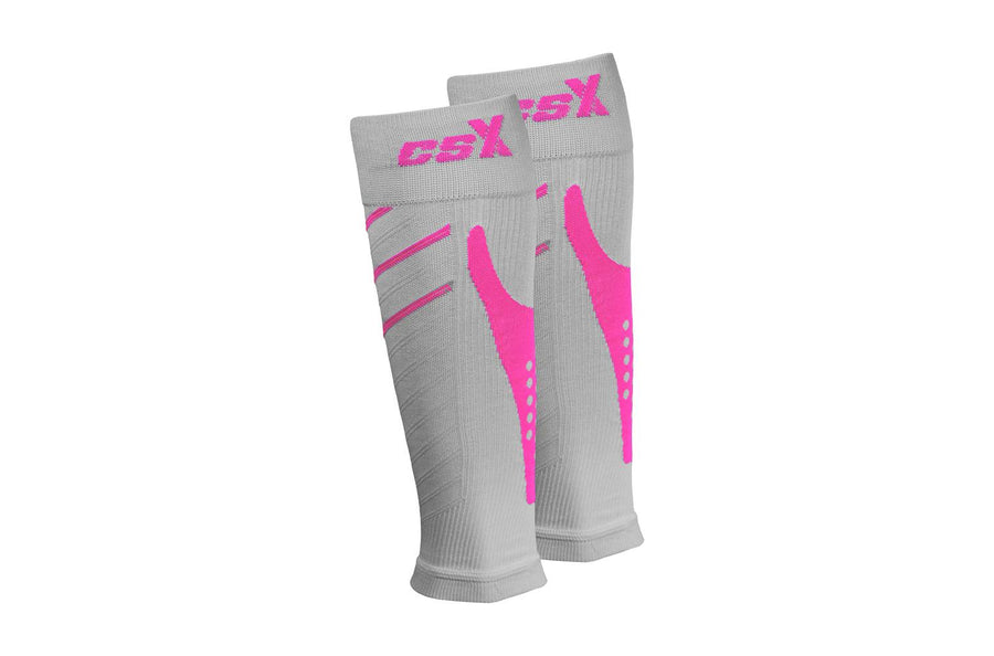 EA/1 CHAMPION CSX CALF SLEEVE SMALL 15-20MM PINK/GREY