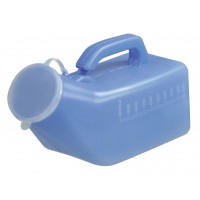EA/1 MALE URINAL W/ COVER, 1 QUART