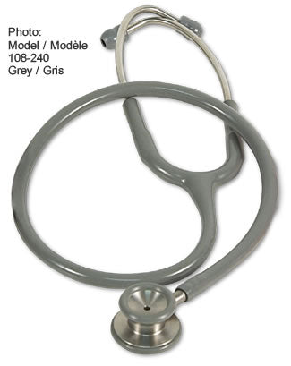 EA/1 STETHOSCOPE, PEDIATRIC, GREY, PREMIER ELITE