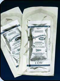 BX/48 AQUASONIC 100 ULTRASOUND TRANSMISSION GEL 20G FOIL PACKET STERILE HYPOALLERGENIC (01-01)