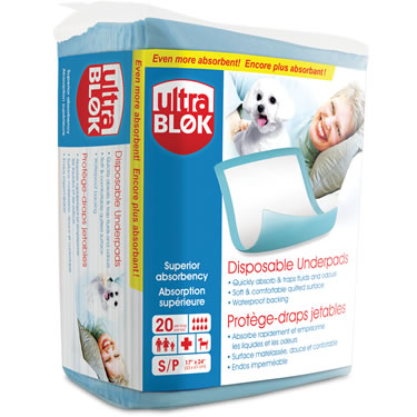CS/240 (BG/20) MEDPRO DISPOSABLE UNDERPAD (17 X 24") Heavy Item