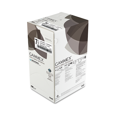 BX/50PR GAMMEX NON-LATEX NEOPRENE SENSITIVE GLOVES SIZE 6.5 STANDARD THICKNESS BEADED CUFF WITH SURE More info...