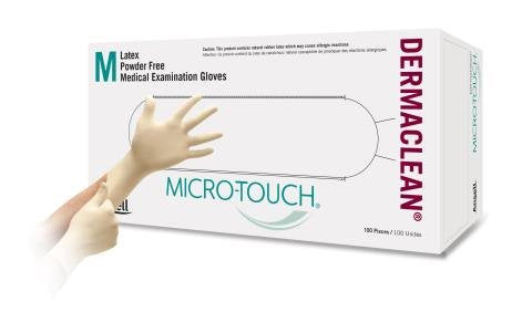 BX/80 BX/80 MICRO-TOUCH DERMACLEAN LATEX GLOVES X-LARGE 5.5MIL, 9.5IN CUFF