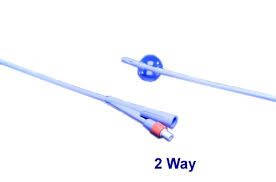 BX/10 AMSURE SILICONE COATED 2-WAY FOLEY CATHETER, 20FR 30CC