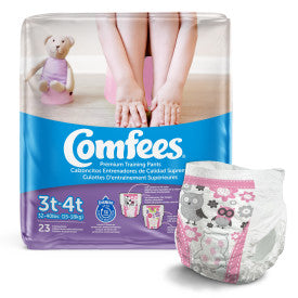 41548 - COMFEES GIRL TRAINING PANTS - SIZE 3 - 6 BAGS OF 23 Heavy Item More info...