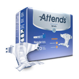 37735 - ATTENDS ADVANCED BRIEFS, REGULAR - WAIST SIZE 44" - 56" - 4 BAGS OF 20 Heavy Item More info...