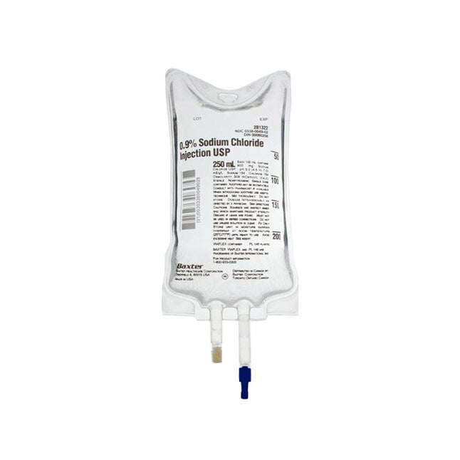 CS/24 0.9% NACL SODIUM CHLORIDE INJECTIONS - 500 ML IV SALINE BAGS