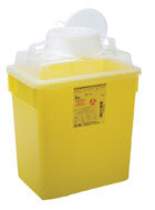EA/1 COLLECTOR SHARPS NESTABLE 22.7 LTR YLW LRG FUNNEL TOP