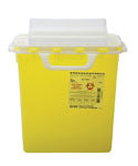 EA/1 COLLECTOR SHARPS NESTABLE PE 11.3 LTR YLW HORIZ DROP EA