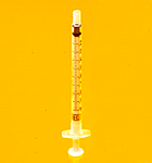 BX/100 SYRINGE ORAL 1ML CLEAR NS W/ TIP CAP