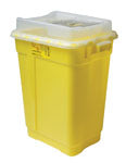 EA/1 COLLECTOR SHARPS NESTABLE 72 LTR YLW VERT DROP