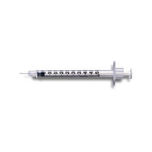 BX/100 CONVENTIONAL SYRINGE W/ NEEDLE COMBINATION 3ML LL 23G X 1"
