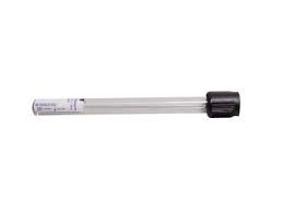 BX/100 VACUTAINER SEDITAINER BLOOD COLLECTION GLASS TUBE 5ML 0.105MOL/L HEMOGUARD BLACK CAP STERILE