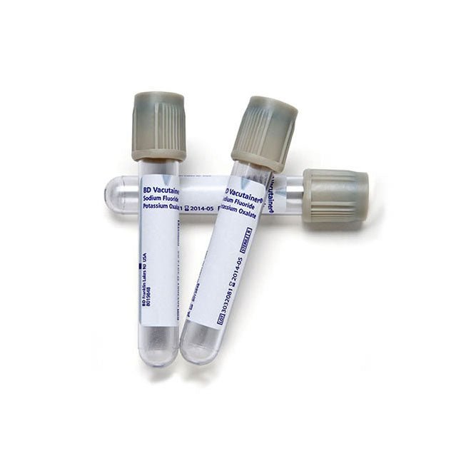 BX/100 TUBE VACUTAINER HEMO+13 X 75MM 4ML GRY