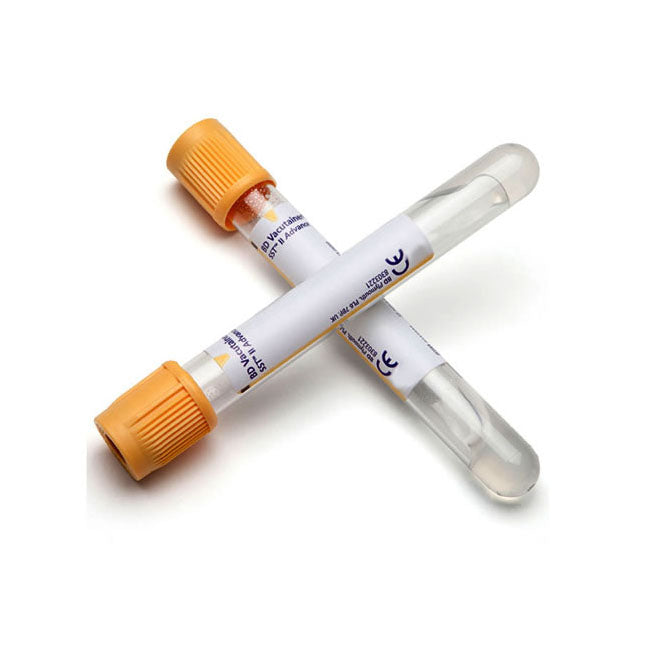 BX/100 TUBE VACUTAINER HEMO SST+13 X 75MM 3.5ML GOLD