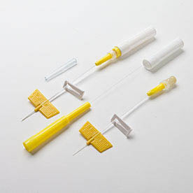 BX/25 SAF-T-INTIMA INFUSION SET W/ Y ADAPTER YELLOW, 24G X .75 (0.7MM X 19MM)