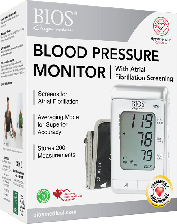 EA/1 BIOS ULTRA BLOOD PRESSURE MONITOR WITH AFIB SCREENING (PRECISION 10.0) COMPATIBLE WITH SMALL AN More info...