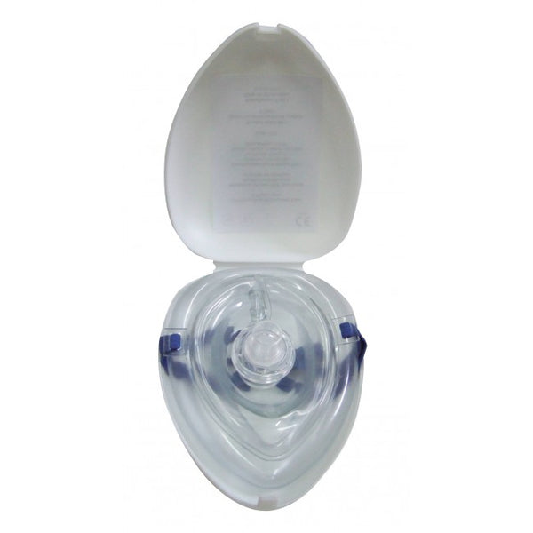 EA/1 CPR POCKET MASK W/ O2, HEADSTRAP, ONE-WAY VALVE, NITILE GLOVES