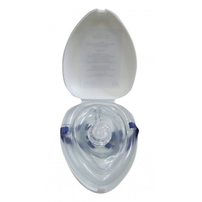 EA/1 CPR POCKET MASK W/ O2, HEADSTRAP, ONE-WAY VALVE, NITILE GLOVES
