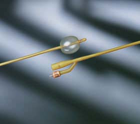 BX/12 LUBRICATH 2-WAY MED ROUND-TIP 2 STAGGERED EYES FOLEY CATH 24FR 30CC BALLOON NON-RETURNABLE