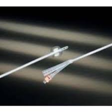 CS/12 LUBRI-SIL 100% SILICONE INFECTION CONTROL 2-WAY SPECIALTY FOLEY CATHETER, 16FR 5CC, COUDE