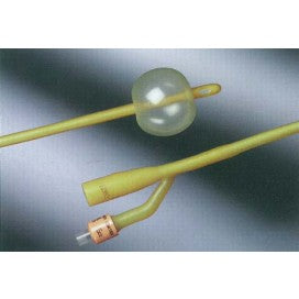 BX/10 BARDIA 2-WAY FOLEY CATHETER 18FR SILICONE-ELASTOMER COATED 10CC TWO DRAIN EYES STERILE LATEX