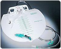 EA/1 URINARY DRAINAGE BAG 4000ML, ANTI-REFLUX VALVE