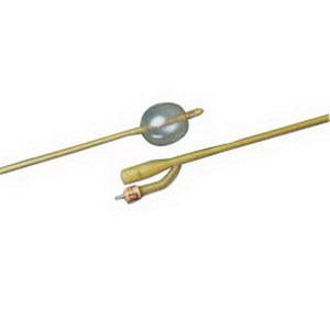 BX/10 SILASTIC LATEX 2-WAY MED ROUND-TIP 2 STAGGERED EYES FOLEY CATH 22FR 30CC