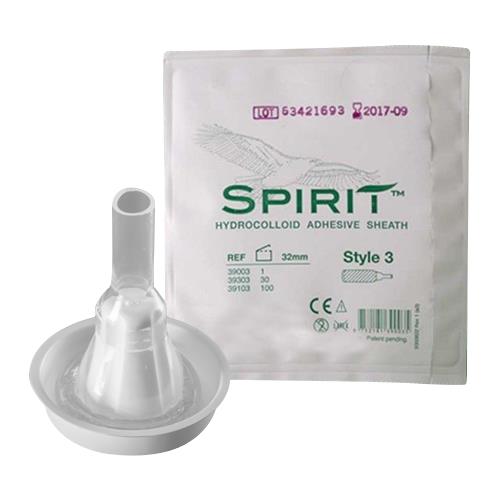 BX/30 SPIRIT CATHETER EXTERNAL MALE SHEATH STYLE 3 X-LARGE 41MM