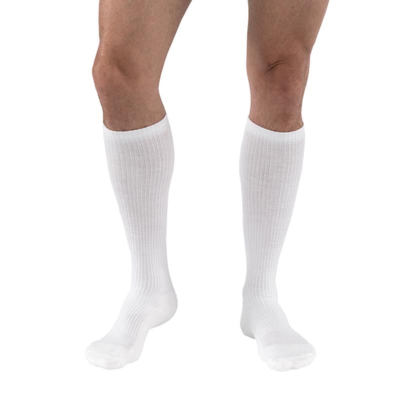 PR/1 JOBST ATHLETIC SUPPORTWEAR 8-15MMHG KNEE-HIGH CLOSED-TOE SMALL WHITE UNISEX LATEX ** Discontinued ** More info...