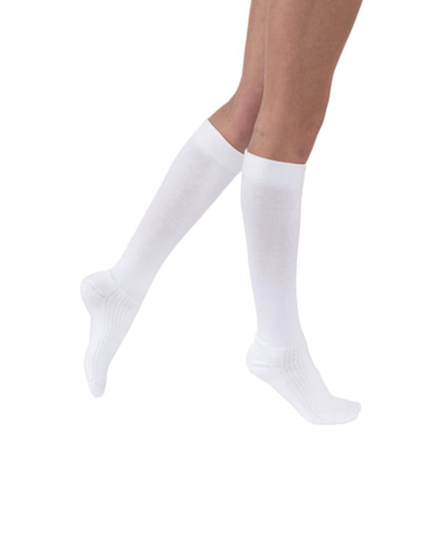 PR/1 JOBST ACTIVEWEAR 15-20MMHG KNEE-HIGH CLOSED-TOE FULL-CALF COMPRESSION STOCKING LARGE WHITE UNIS More info...