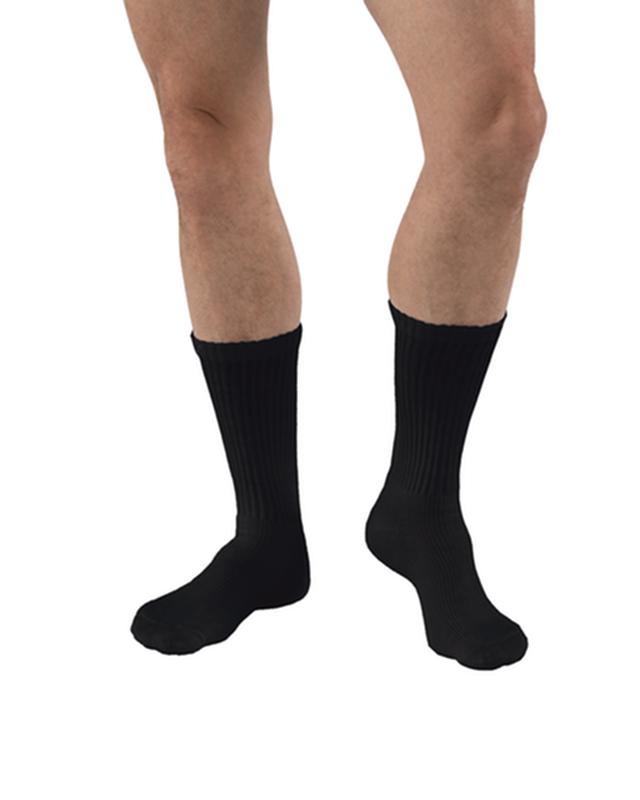 PR/1 JOBST SENSIFOOT 8-15 MMHG CREW-LENGTH CLOSED-TOE DIABETIC STOCKING X-SMALL BLACK More info...