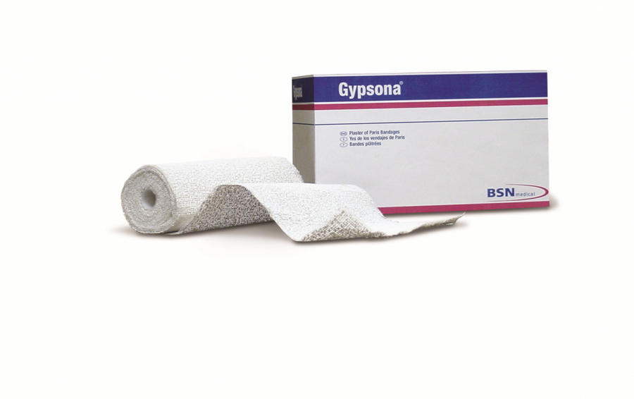 BX/12 GYPSONA PLASTER OF PARIS BANDAGE 7.5CM X 2.7M, FAST SETTING (4 MINUTES)