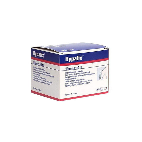 BX/1 HYPAFIX STRETCH NON-WOVEN ADHESIVE FIXATION SHEET 10CM X 10M