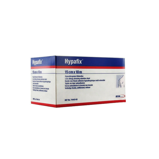 BX/1 HYPAFIX STRETCH NON-WOVEN ADHESIVE FIXATION SHEET 15CM X 10M