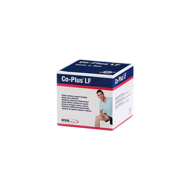 BX/24 CO-PLUS LATEX FREE ELASTIC COHESIVE BANDAGE 7.5CM X 4.5M (STRETCHED), BEIGE