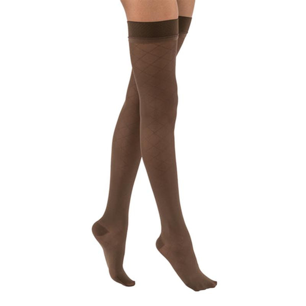 PR/1 JOBST ULTRASHEER WOMEN, THIGH HIGH, 15-20MMHG, MD, ESPRESSO, CLOSED TOE More info...
