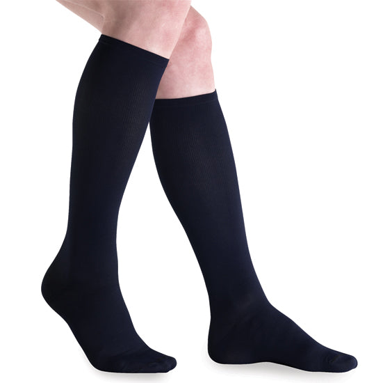 PR/1 JOBSTER SPORT STOCKING UNISEX,20-30MMHG, LG, BLACK,CLOSED TOE