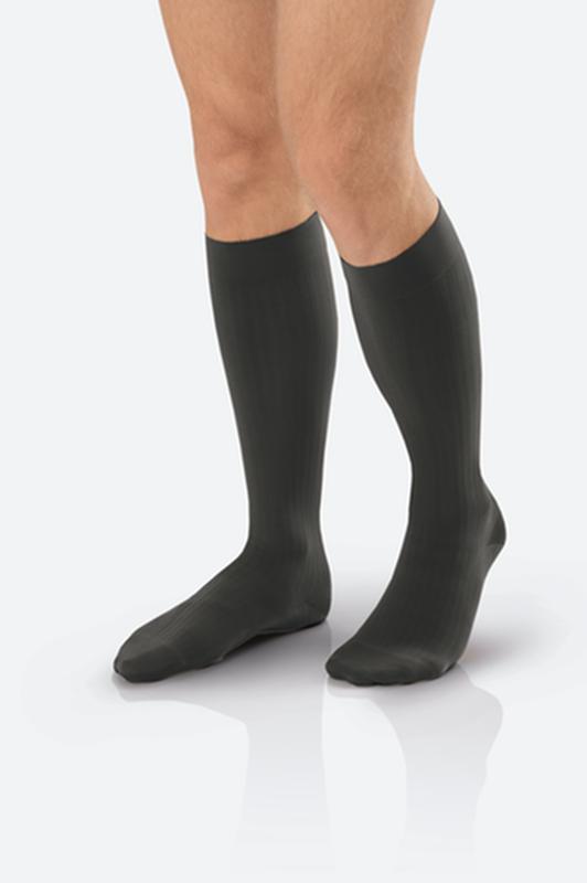 PR/1 JOBST FOR MEN AMBITION 30-40MMHG,GREY,KNEE HIGH SOFTFIT STOCKINGS,CLOSED TOE More info...