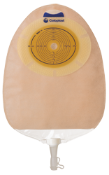 BX/10 SENSURA 1-PIECE TRANSPARENT CONVEX LIGHT UROSTOMY POUCH, CUT-TO-FIT UP TO 1 3/4IN (43MM)