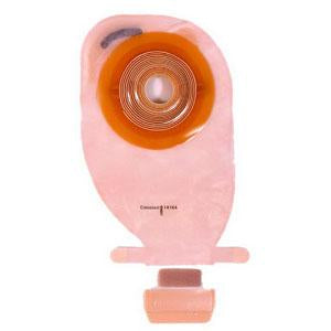 BX/10 ASSURA 1-PIECE CONVEX TRANSPARENT DRAINABLE POUCH, CUT-TO-FIT UP TO 1 3/4" (43MM)