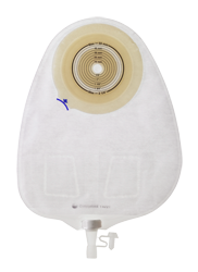 BX/10 ASSURA 1-PIECE CONVEX LIGHT OPAQUE UROSTOMY POUCH, CUT-TO-FIT UP TO 1 3/4IN (43MM)