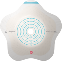 BX/5 SENSURA MIO 2 PIECE CONCAVE CLICK SKIN BARRIER CUT-TO-FIT 70MM(10-65MM)