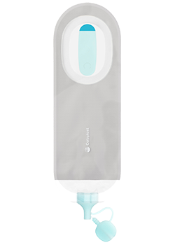 BX/10 SENSURA MIO BABY, 2 PIECE DRAINABLE POUCH, TRANSAPRENT