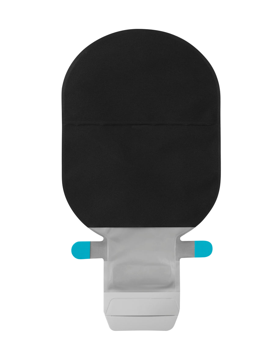 BX/10 SENSURA® MIO BLACK FLAT 10-55MM BLACK, ONE-PIECE MAXI, DRAINABLE
