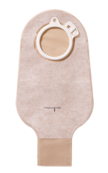 BX/10 ASSURA TRANSPARENT DRAINABLE POUCH, FLANGE SIZE 2IN (50MM)